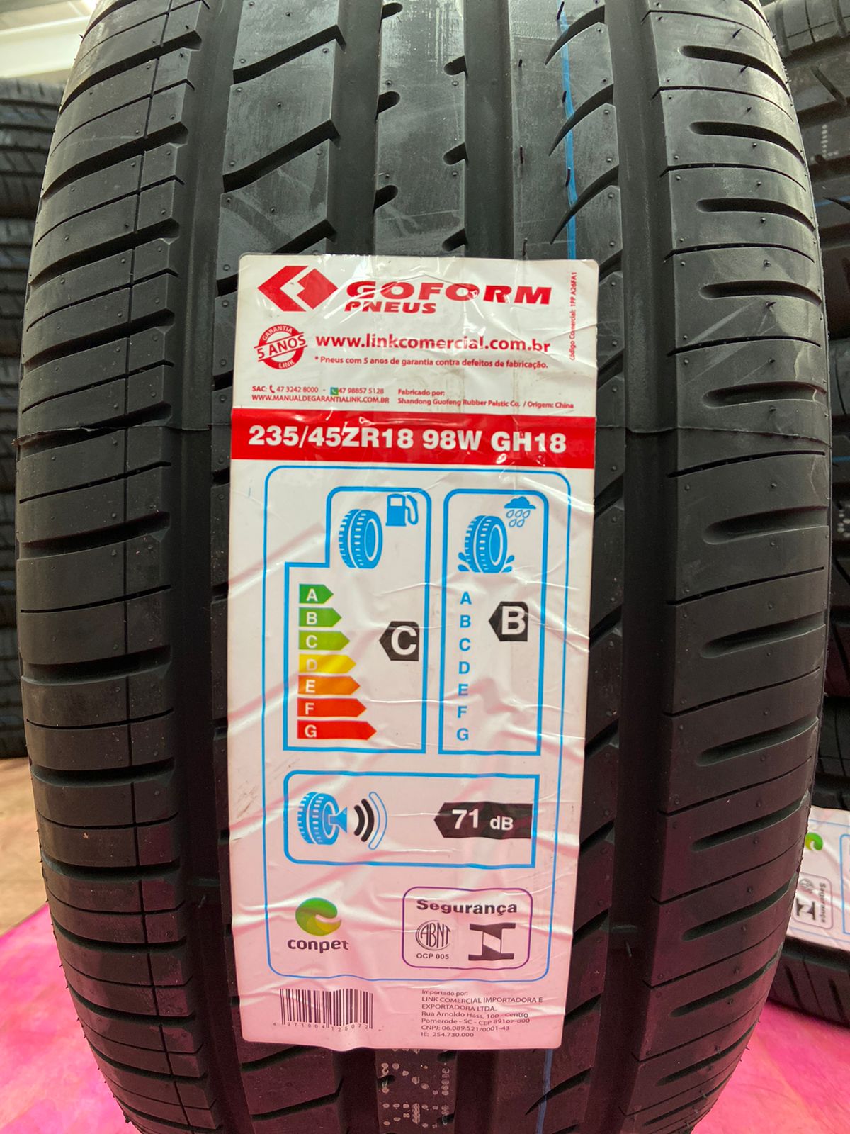 Pneu 235/45R18 98W XL GH18 Goform