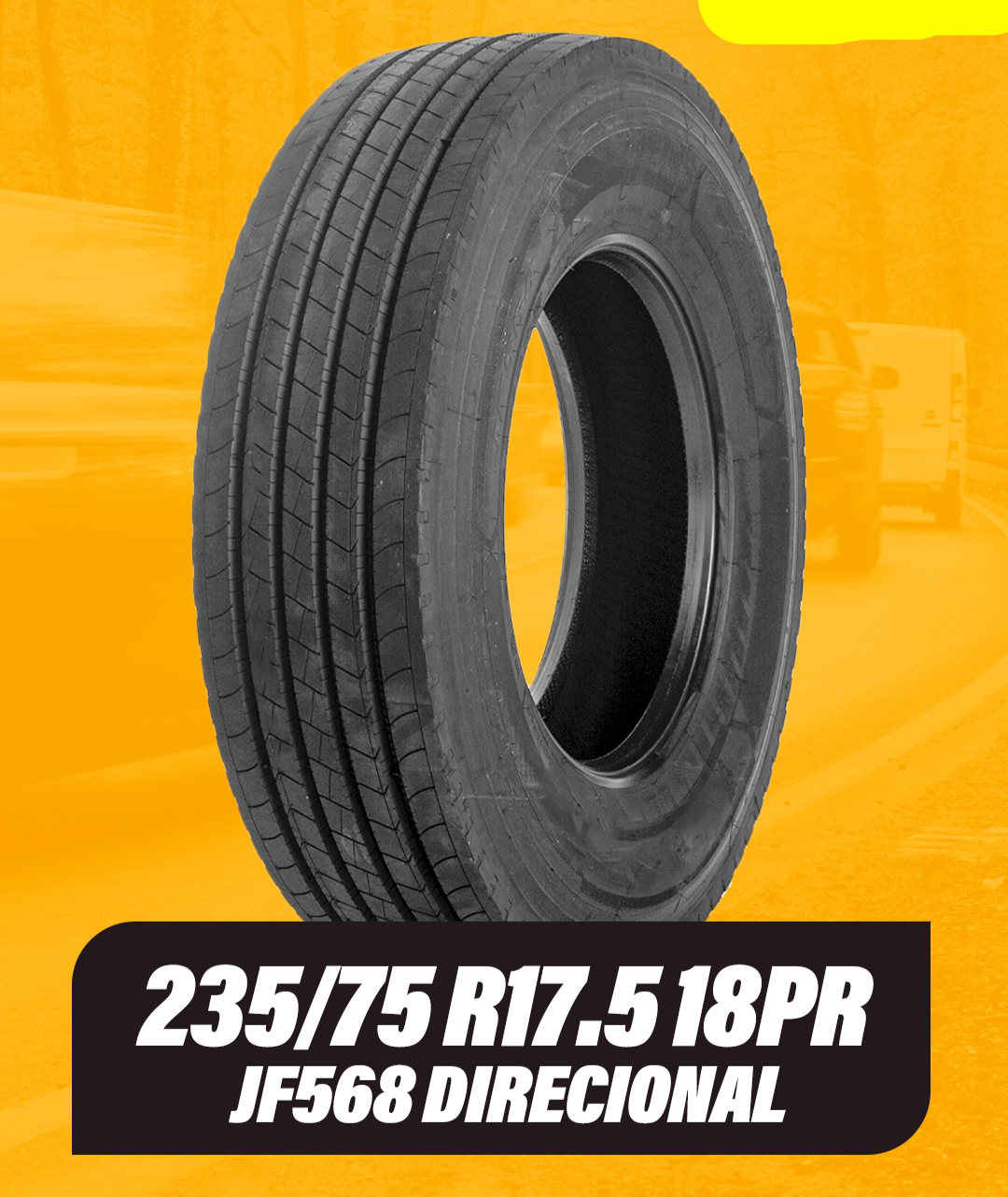 Pneu 235/75R17.5 143/141L 18PR JF568 Direcional Jinyu