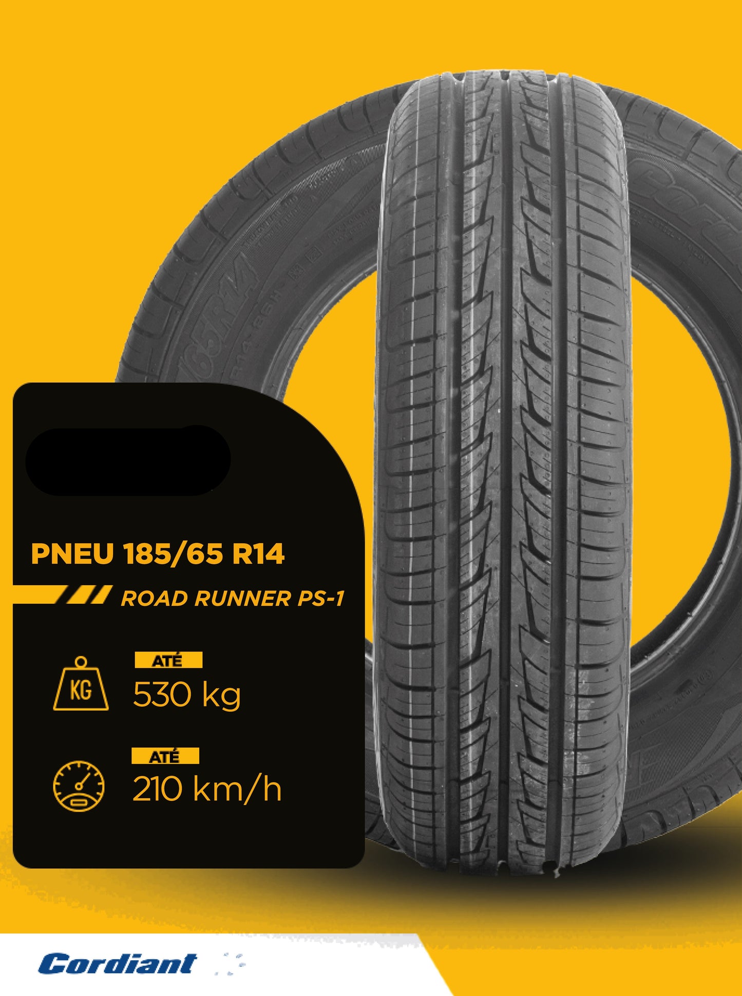 Pneu 185/65R14 86H Road Runner PS-1 Cordiant