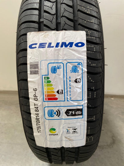 Pneu 165/70R14 85T XL GP - 6 Celimo - Pneus Auto