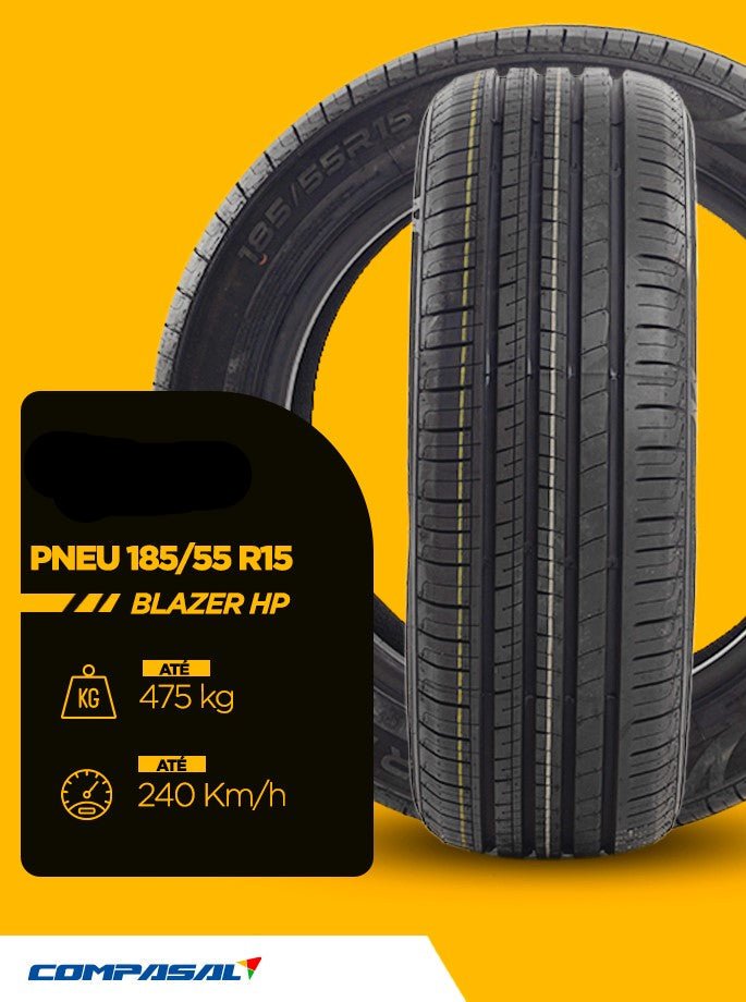 Pneu 185/55R15 82V Blazer HP Compasal – Pneus Auto