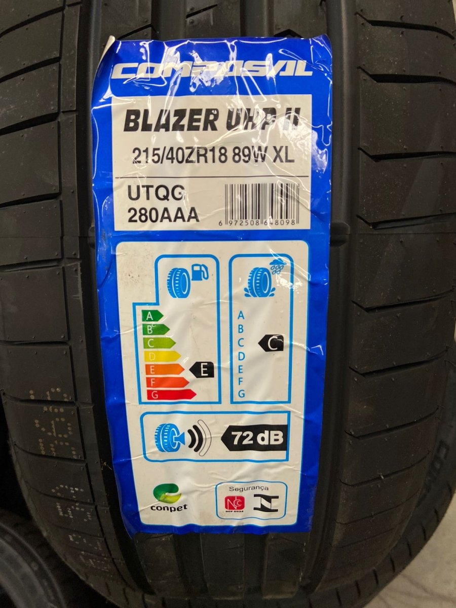 Pneu 215/40R18 89WXL Blazer UHP II Compasal - Pneus Auto