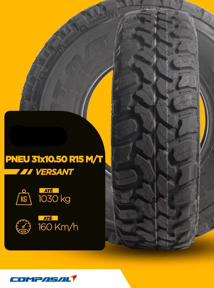Pneu 31x10.50R15 109Q Versant M/T Compasal - Pneus Auto