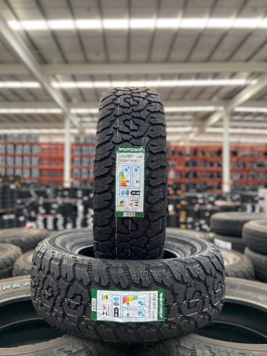 Pneu LT265/70R17 121/118R Catchfors A/T II Windforce - Pneus Auto